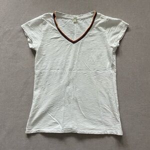 Dylan white cotton tee.